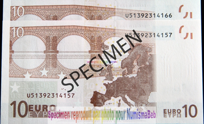Paire 10 Euro France JC Trichet